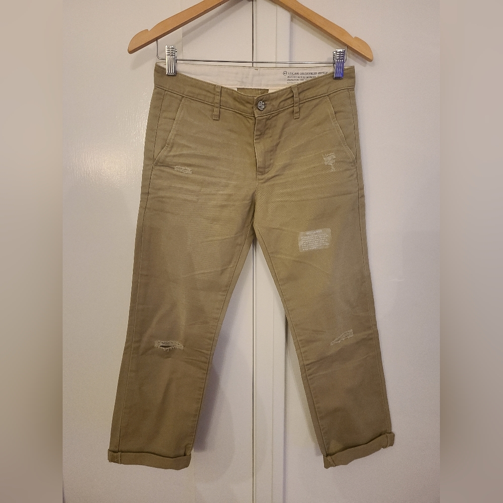 AG Adriano Goldschmied womens khaki